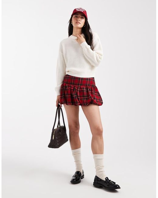 Maglione Bianco Sporco di New Look in Red
