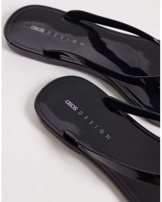 ASOS White Foxton Jelly Flip Flops