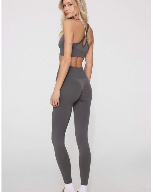 Tezenis Gray Scrunch Leggings