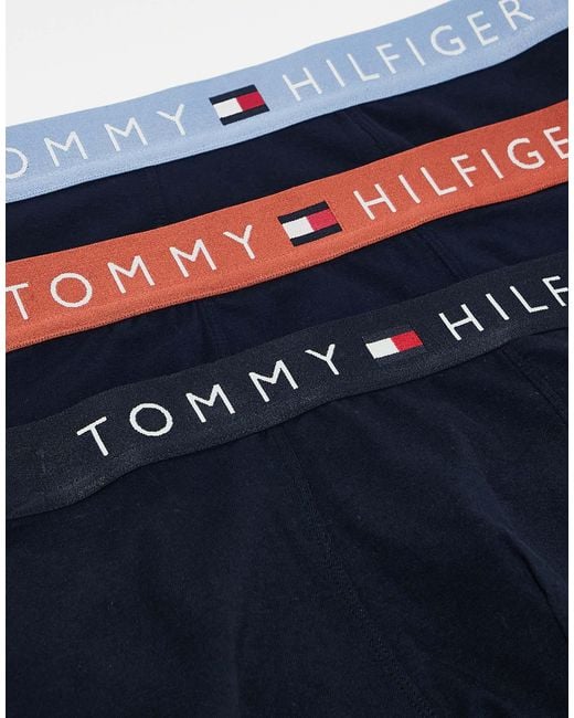 Tommy Hilfiger Blue Original 3 Pack Trunks for men