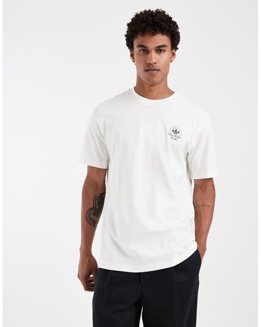 Adidas Originals White Milan T-shirt