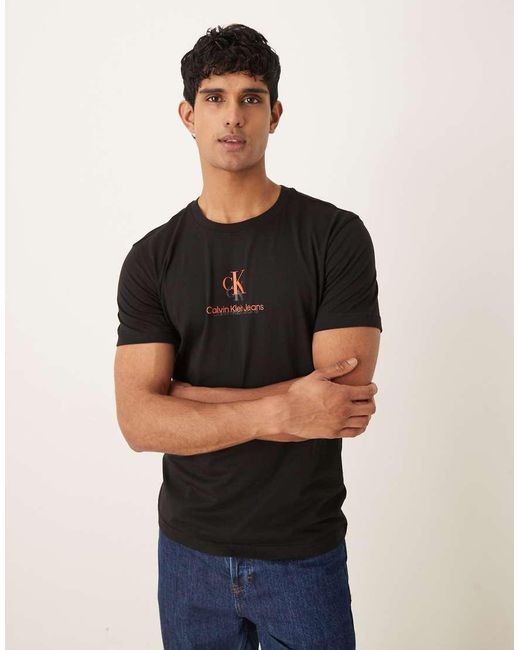 Calvin Klein Black Shadow Logo T-shirt for men