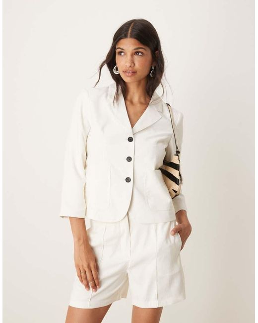 Aware Natural Tailored Blazer Co-ord