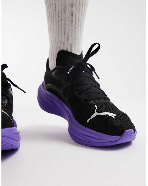 PUMA White Deviate Nitro 3 Trainers