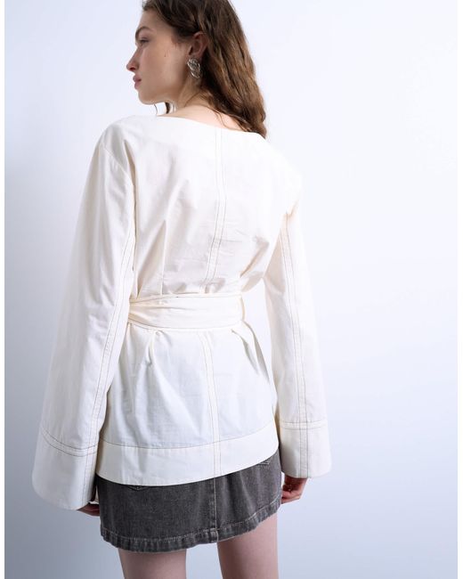 TOPSHOP White – oberteil