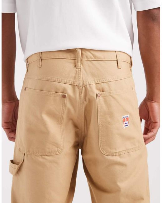 Wrangler White Double Knee Carpenter for men