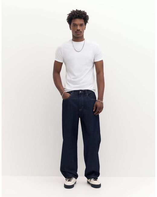 Pull&Bear – basic-muskelshirt in White für Herren