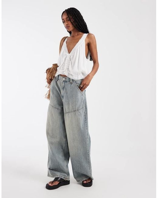 Free People White Celeste Tank Top