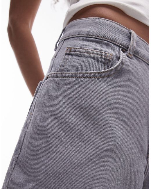 Pantalones cortos vaqueros TOPSHOP de color Gray