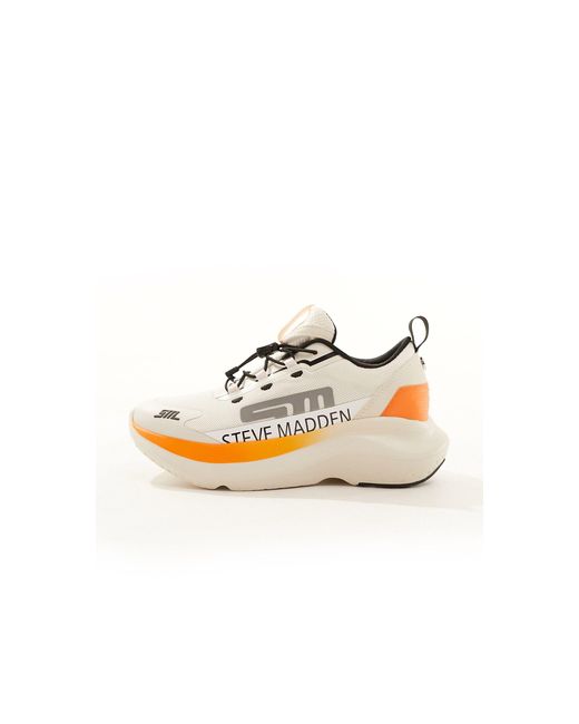 Elevate 2 - sneakers arancioni e bianco osso di Steve Madden in Multicolor