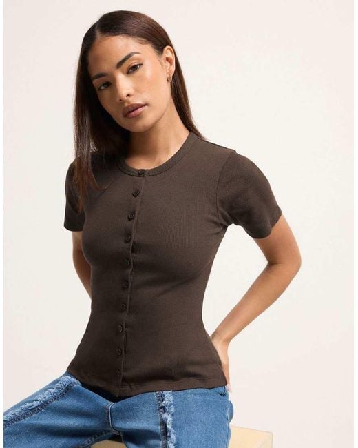 PixieGirl Black Petite 2 Pack Ribbed Top