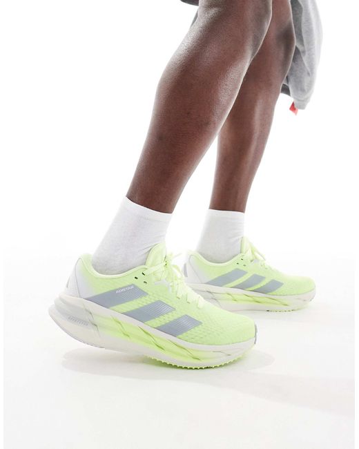 Adidas Originals Green Adidas Running Adistar 3 Trainers for men