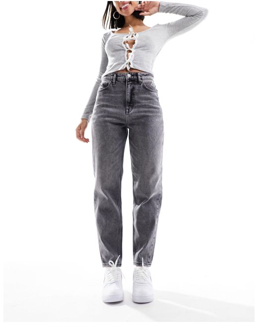 Tommy Hilfiger Gray – mom-jeans