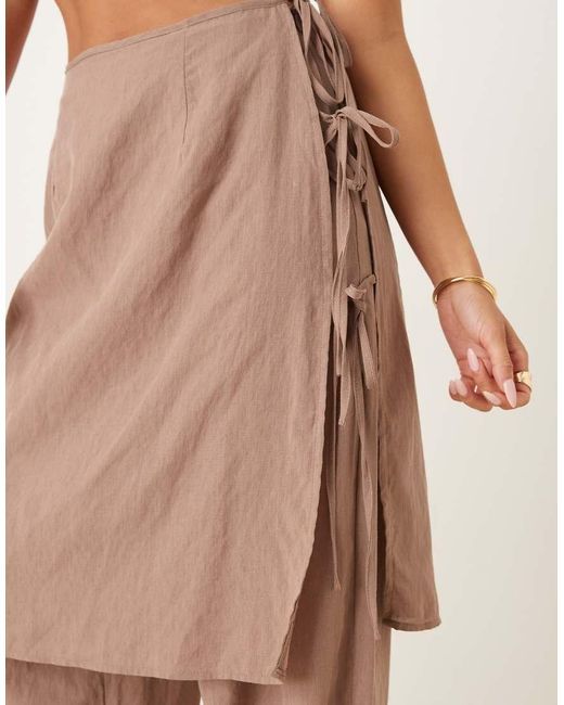 Ghospell Natural Overskirt Trouser