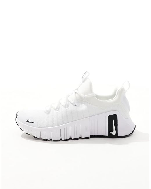 Nike White Free Metcon 6 Trainers