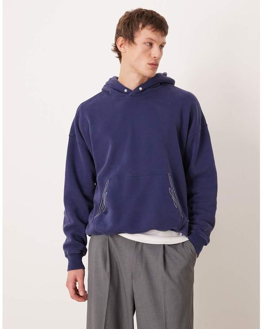 Abercrombie & Fitch Essentials in het Blue voor heren