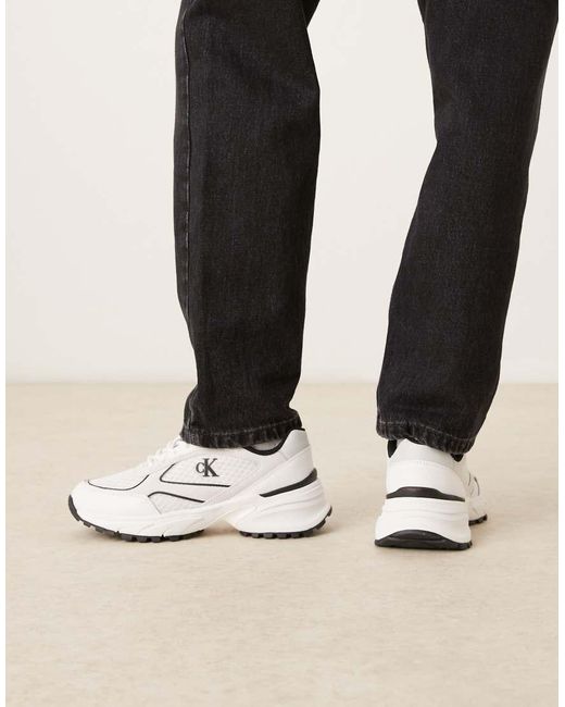 Calvin Klein Natural Tokyo Runner Trainers