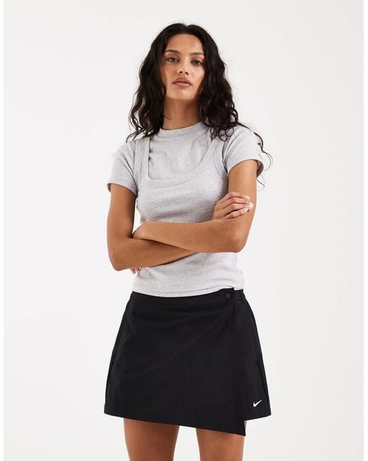 Nike White Bubble Skort