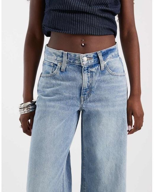 Levi's Blue Middy Wide Leg Jeans