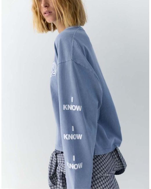 Pull&Bear Blue Blink 182 T-Shirt