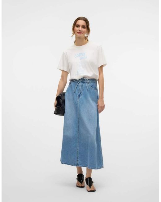 Vero Moda Denim Jack in het Blue
