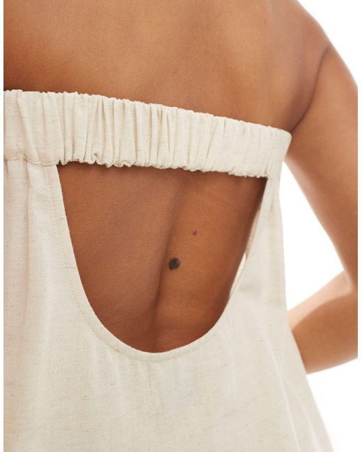 Mix & match - isabel - top bandeau ASOS en coloris White