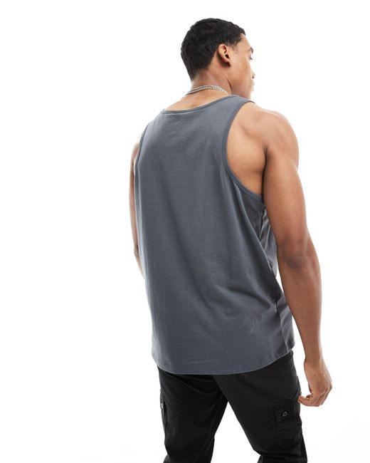 ASOS Blue Relaxed Vest for men