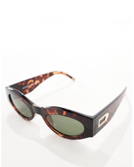 Le Specs Black Body Bumpin Cat Eye Sunglasses