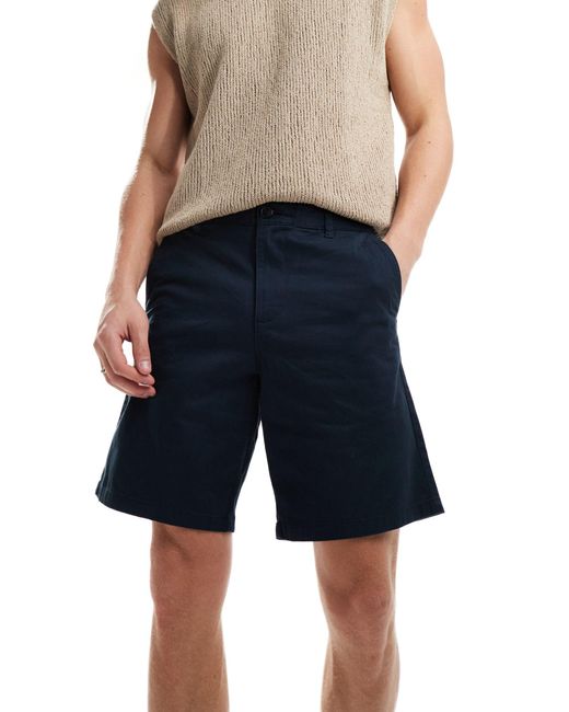 SELECTED Blue Chino Shorts for men