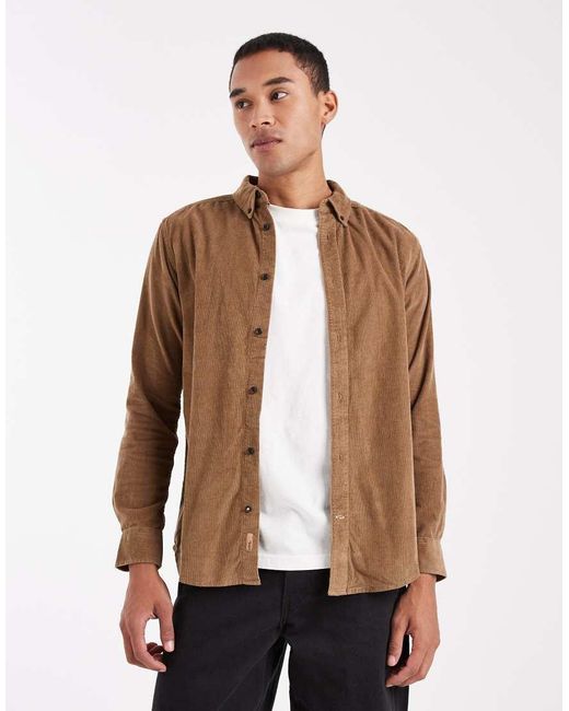 Camicia Chiaro di Only & Sons in Natural da Uomo