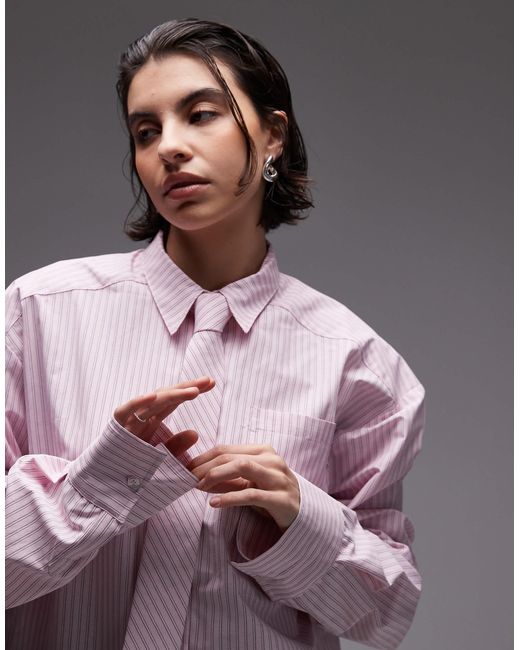 ASOS Gray – lang geschnittenes oversize-hemd