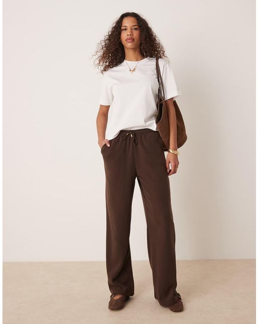 Gina Tricot Brown Short Sleeve Boxy T-shirt
