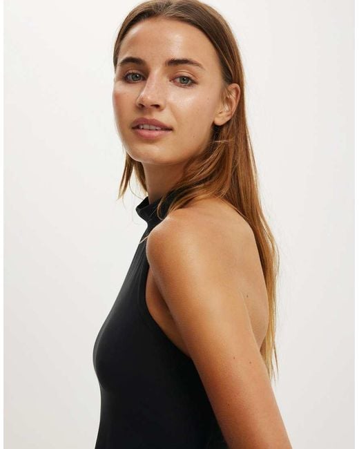 Cotton On Blue Hold Me Halter Twist Back