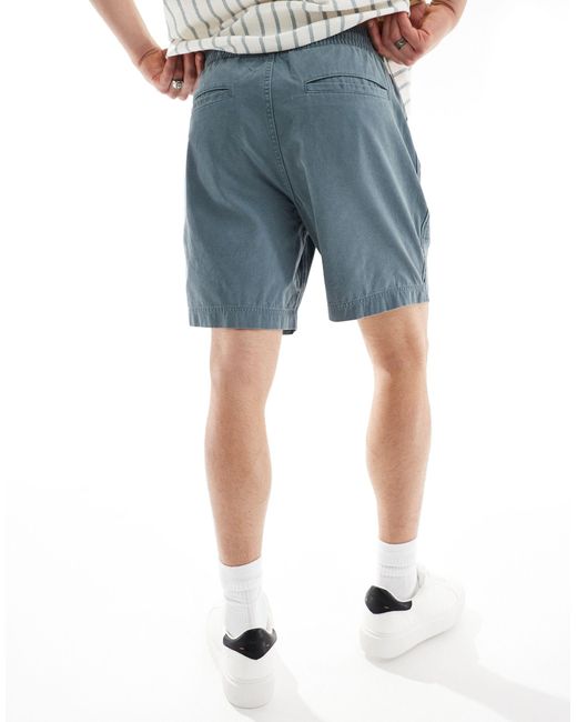 Supply court - short 8 pouces avec poches - gris Abercrombie & Fitch pour homme en coloris Blue