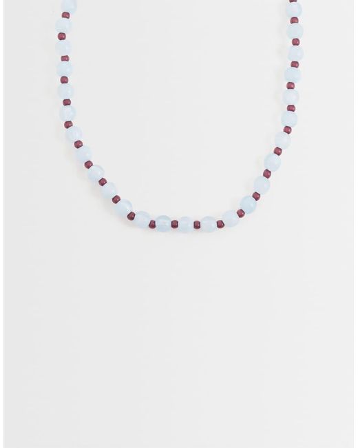 ONLY Metallic Beaded Necklace