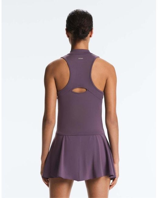 Oysho Purple Sleeveless Half-Zip T-Shirt