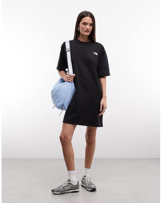 The North Face Black Evolution Simple Dome Logo T-Shirt Dress