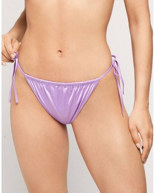 Tezenis Purple Brasilian Shiny Glam Choco