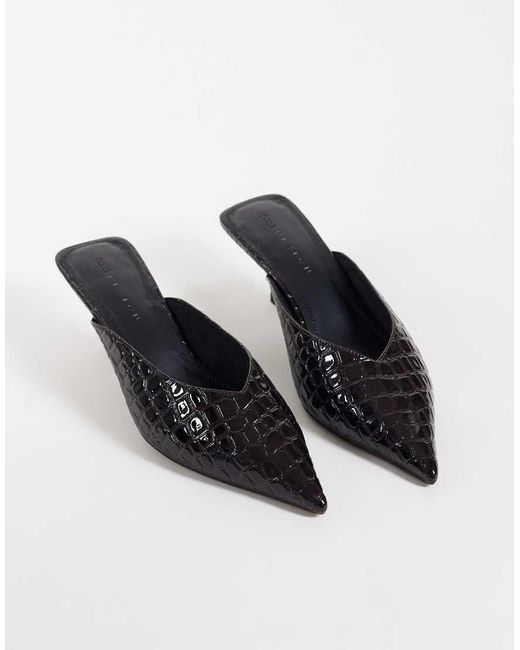 ASOS Multicolor Surprise Pointed Kitten Heeled Mules