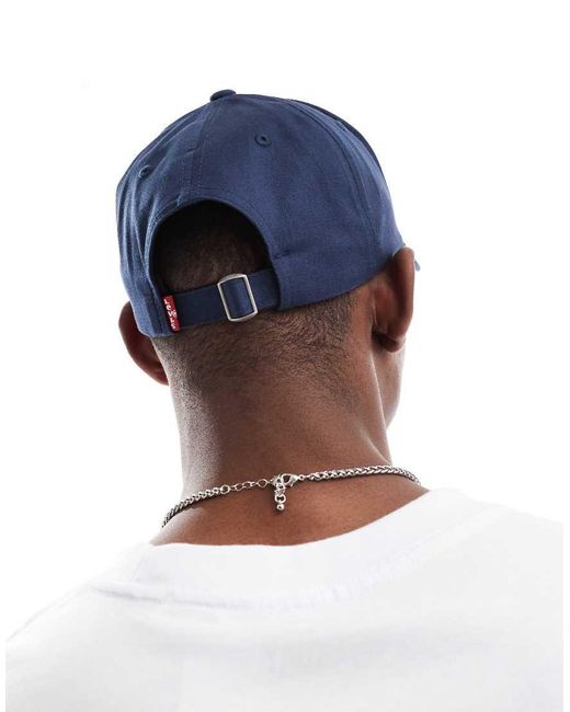 Levi's White Batwing Logo Flexfit Baseball Cap for men