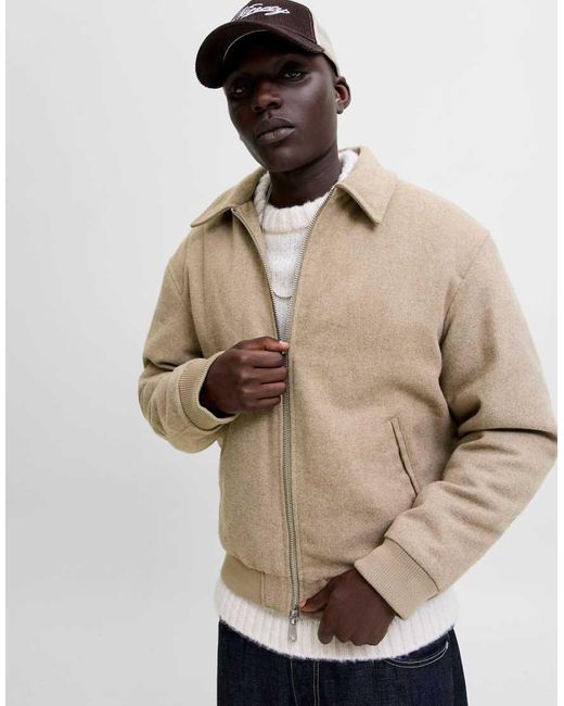 Jack & Jones Natural Bomber Jacket for men