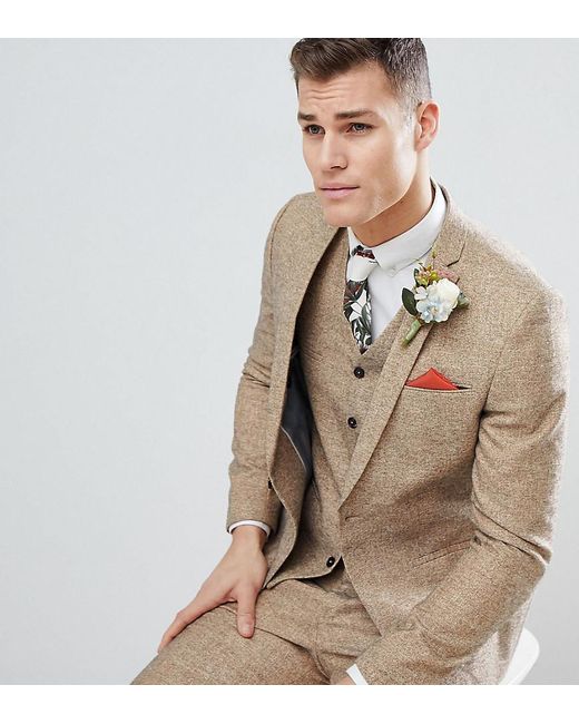 Noak Multicolor Slim Wedding Suit Jacket for men