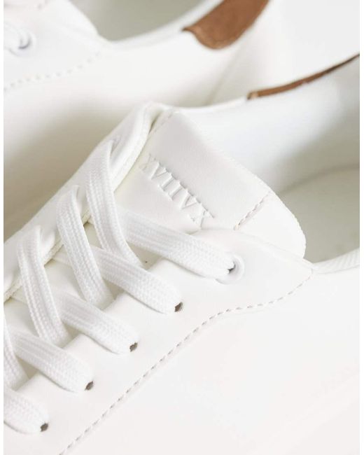 ASOS Natural Lace Up Sneakers for men