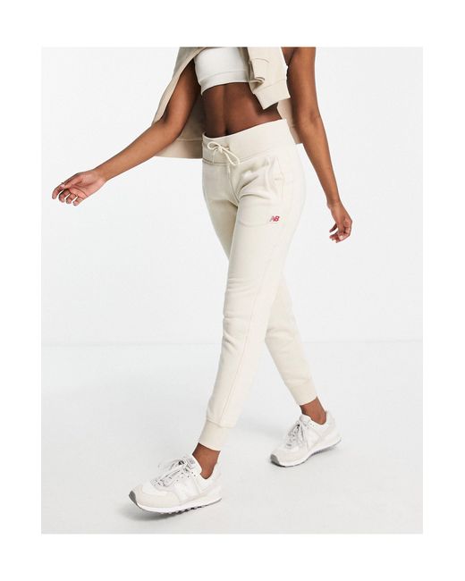 New Balance Small Logo joggers | Lyst 