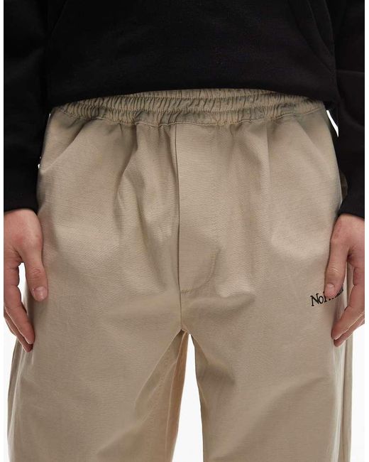 No Problemo Black 100% Cotton Ripstop Worker Pants for men