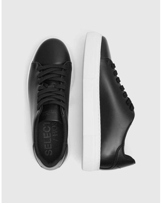 SELECTED Sneakers in het Black voor heren