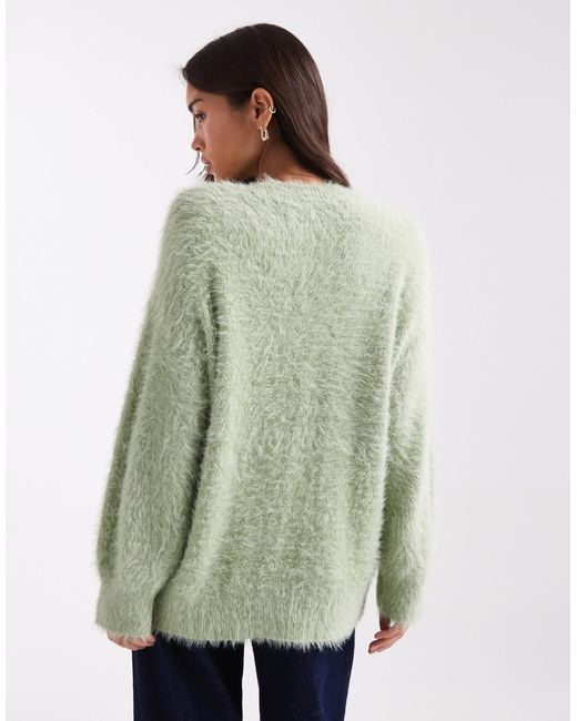 ASOS Green Knitted Oversized Jumper