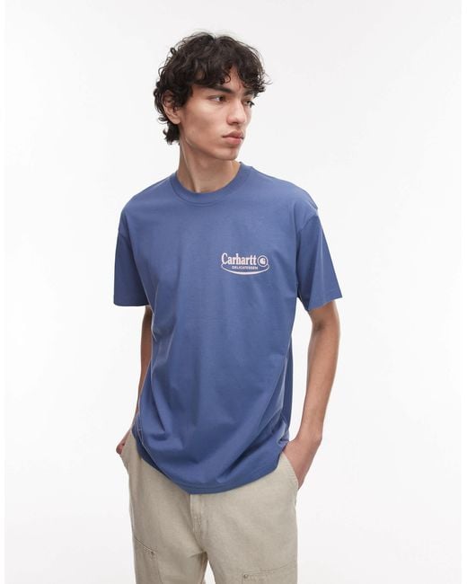 Carhartt – t-shirt in Blue für Herren