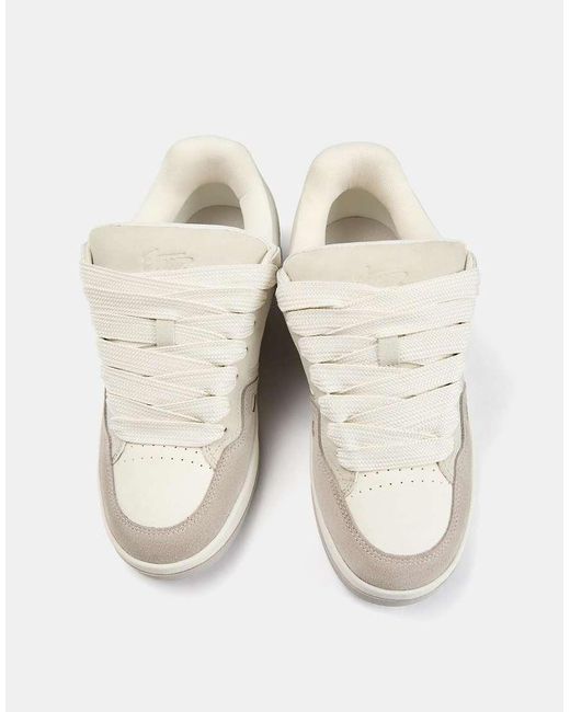 Sneakers Stile Skater Écru di Pull&Bear in White da Uomo