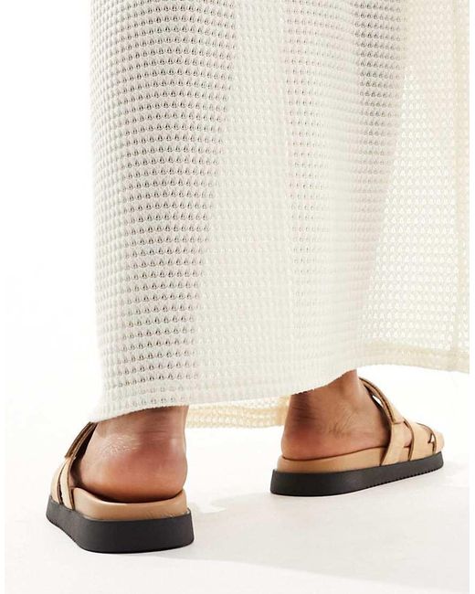 Steve Madden Black Missile Suede Strap Sliders